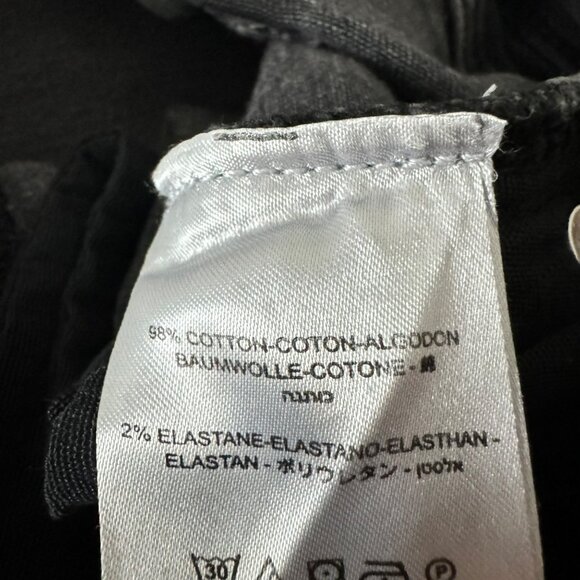 🟣🟣 Free People Womens Distressed Dark Wash Straight Jeans Size 26 - Picture 7 of 10